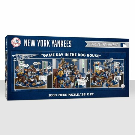 YOUTHEFAN MLB New York Yankees Game Day In The Dog House - 1000 Piece 2505909